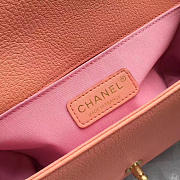 CHANEL LEBOY BUCKSKIN SALZBURG PINK 25CM - 5