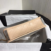 CHANEL TRANSPARENT PVC PEARL SANDBAGS PINK - 5