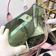 CHANEL SPRING AND SUMMER EXPLOSIONS PVC LAMBSKIN COLOR TRANSPARENT HANDBAG PINK - 6