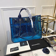 CHANEL SPRING AND SUMMER EXPLOSIONS PVC LAMBSKIN COLOR TRANSPARENT HANDBAGS - 1