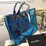 CHANEL SPRING AND SUMMER EXPLOSIONS PVC LAMBSKIN COLOR TRANSPARENT HANDBAGS - 4