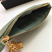 CHANEL COIN PURSE 82365 DARK GREEN - 3