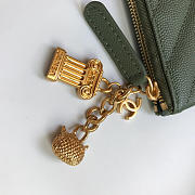 CHANEL COIN PURSE 82365 DARK GREEN - 6