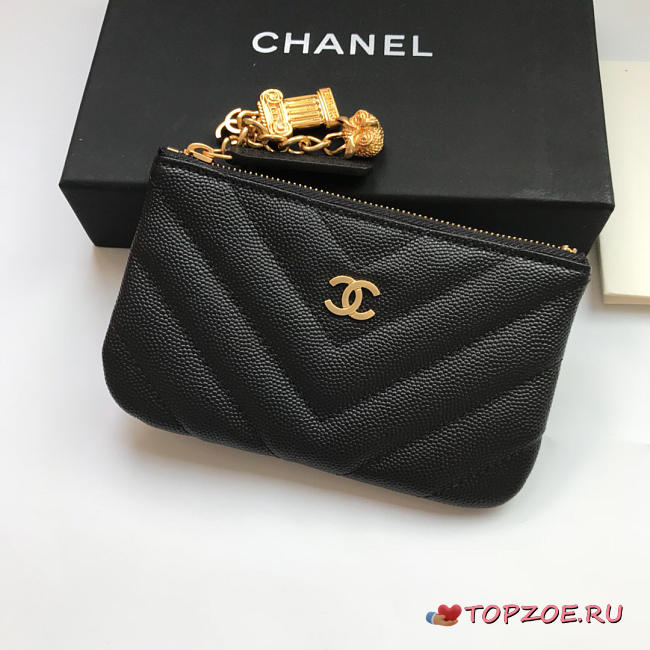 CHANEL WALLET 82365 BLACK - 1