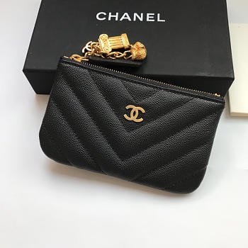CHANEL WALLET 82365 BLACK