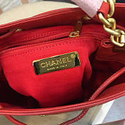 CHANEL'S LATEST DRAWSTRING BUCKET BAG BIG RED - 2