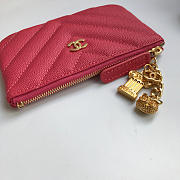 CHANEL WALLET 82365 RED - 2