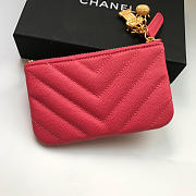 CHANEL WALLET 82365 RED - 3