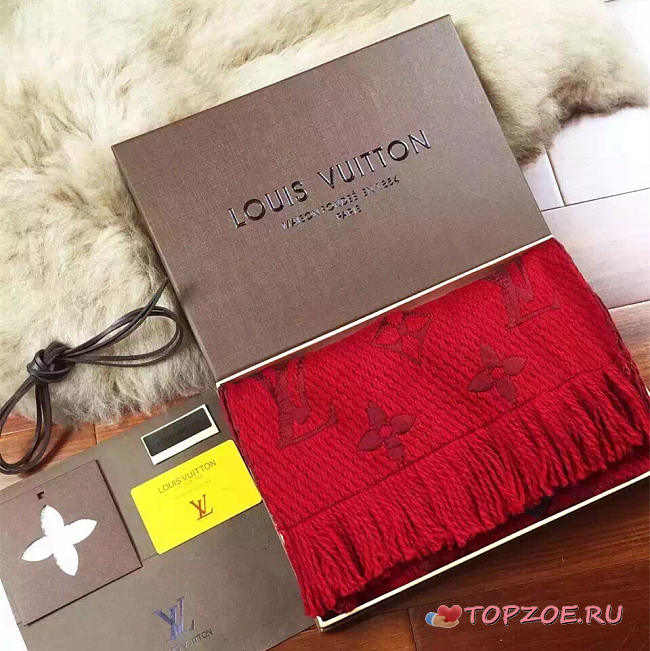 LV SCARF RED - 1