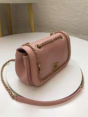 CHANEL NEW DUMPLING BAG PINK - 4