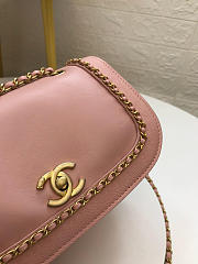 CHANEL NEW DUMPLING BAG PINK - 6