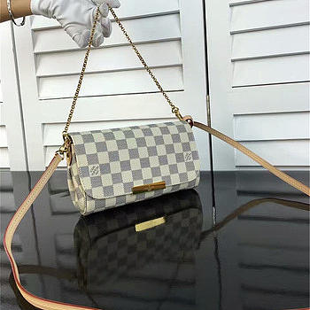 LV Favorite Damier Azur Pm 24CM