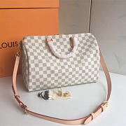 LOUIS VUITTON SPEEDY 35 DAMIER AZUR CANVAS 3805 - 1