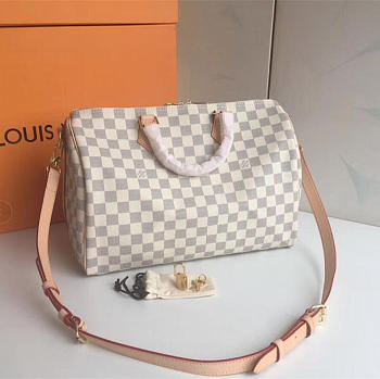 LOUIS VUITTON SPEEDY 35 DAMIER AZUR CANVAS 3805