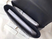 CHANEL FLAP BAG WITH TOP HANDLE BLACK - 3