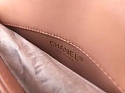 CHANEL FLAP BAG WITH TOP HANDLE PINK - 2