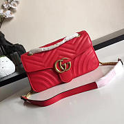 gucci gg marmont small matelassé shoulder bag style CohotBag ‎443497 - 1