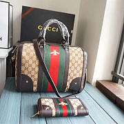 GUCCI GG SUPREME HANDLE BAG 2653 - 1