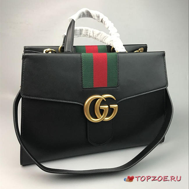 GUCCI MARMONT SHOULDER BLACK BAG 2633 - 1