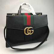 GUCCI MARMONT SHOULDER BLACK BAG 2633 - 1