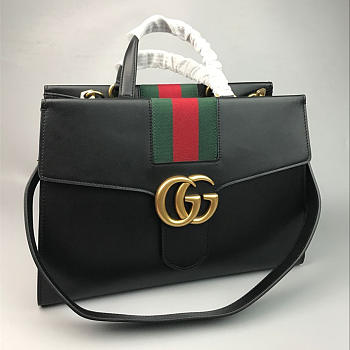 GUCCI MARMONT SHOULDER BLACK BAG 2633