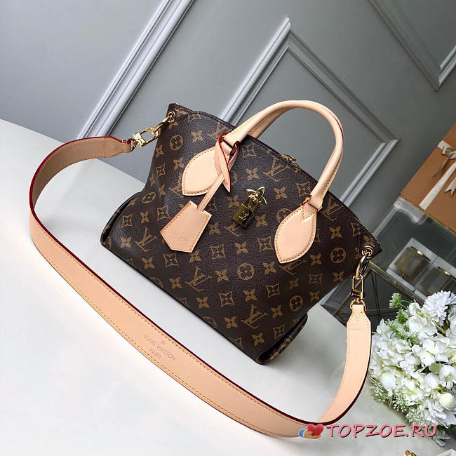 FLOWERBB ZIPPER TOTE HANDBAG - 1