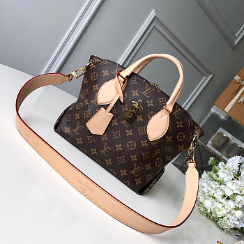 FLOWERBB ZIPPER TOTE HANDBAG
