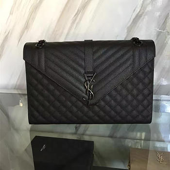 ysl flap top leather envelope wallet