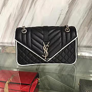ysl envelop satchel black and white CohotBag 4814 - 1