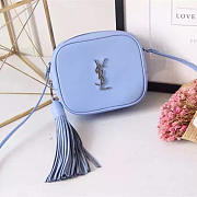 YSL MONOGRAM BLOGGER LIGHT BLUE 5120 - 1