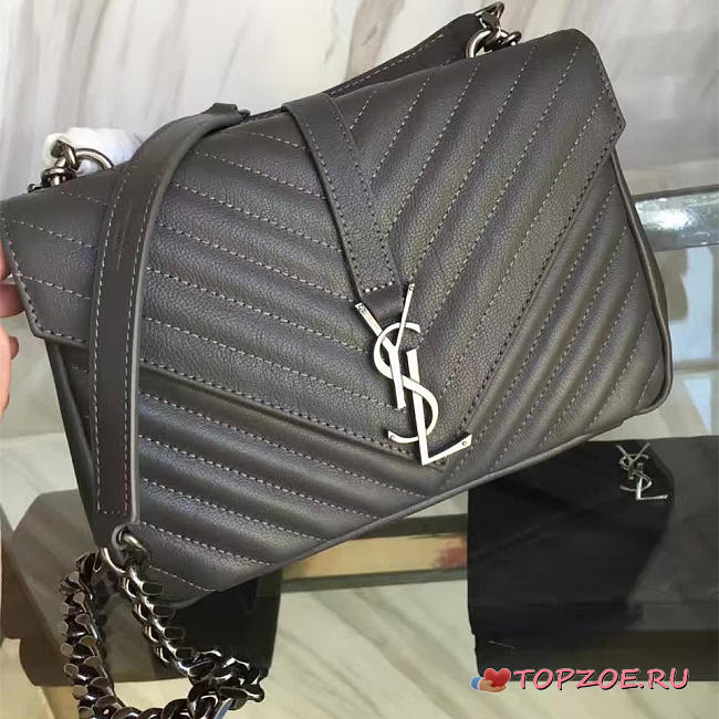 YSL MONOGRAM COLLEGE GRAY 5109 - 1