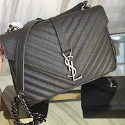 YSL MONOGRAM COLLEGE GRAY 5109 - 1