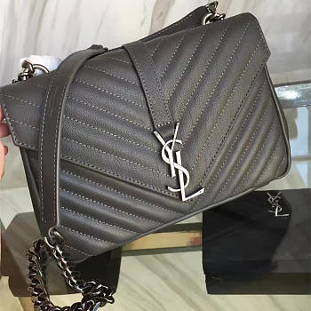 YSL MONOGRAM COLLEGE GRAY 5109