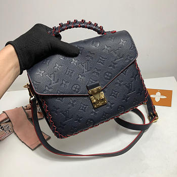 POCHETTE METIS HANDBAG M43941 ROYAL BLUE 25x19x7cm