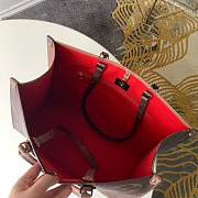 LV MONOGRAM GIANT ON THE GO TOTE BAG KHAKI - 4