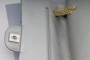 CHANEL CLASSIC HANDBAG SILVER - 4