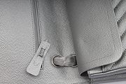 CHANEL CLASSIC HANDBAG SILVER - 5