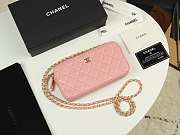 CHANEL 2019 NEW CHAIN BAG PINK - 1