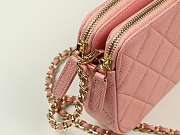 CHANEL 2019 NEW CHAIN BAG PINK - 2