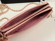 CHANEL 2019 NEW CHAIN BAG PINK - 5