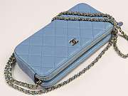 CHANEL 2019 NEW CHAIN BAG BLUE - 3