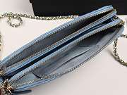 CHANEL 2019 NEW CHAIN BAG BLUE - 5