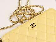CHANEL 2019 NEW CHAIN BAG YELLOW - 2