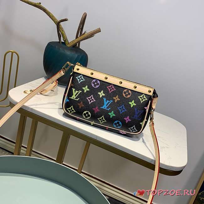 LV FASHION EXQUISITE HANDBAG BLACK 21*13*5CM - 1