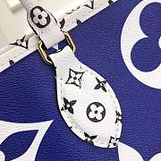 LV MONOGRAM GIANT ONTHEGO TOTE BAG BLUE 41CM - 4