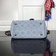 LV CALF LEATHER TOTE 34CM BLUE - 5