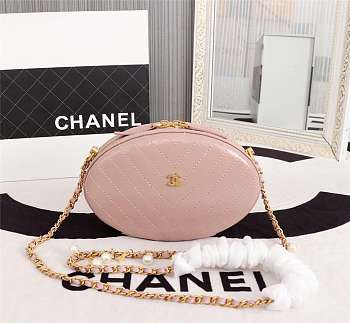 CHANEL WHOLE COWHIDE PINK