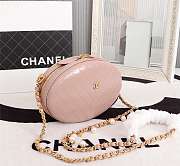 CHANEL WHOLE COWHIDE PINK - 4