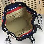 CHANEL CANVAS BUCKET BAG WHITE  24CM - 4