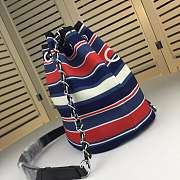 CHANEL CANVAS BUCKET BAG MULTICOLOR 24CM - 5